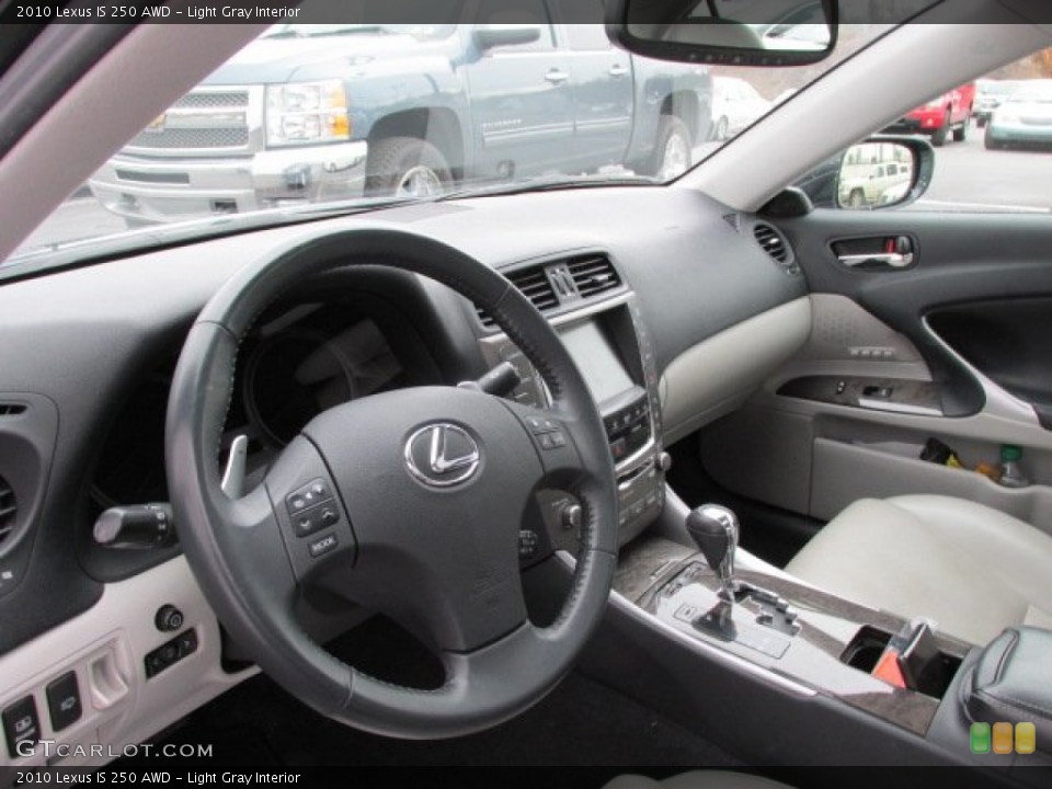 Light Gray 2010 Lexus IS Interiors