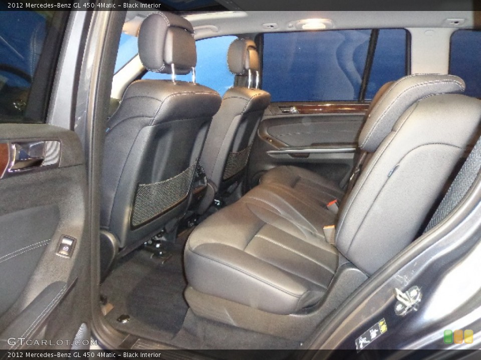 Black Interior Rear Seat for the 2012 Mercedes-Benz GL 450 4Matic #77701880