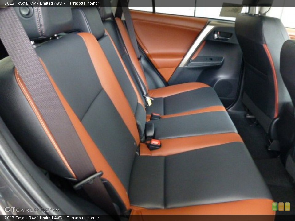 Terracotta Interior Rear Seat for the 2013 Toyota RAV4 Limited AWD #77702448