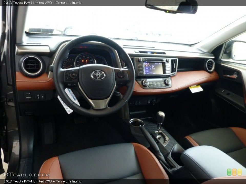 Terracotta Interior Prime Interior for the 2013 Toyota RAV4 Limited AWD #77702502