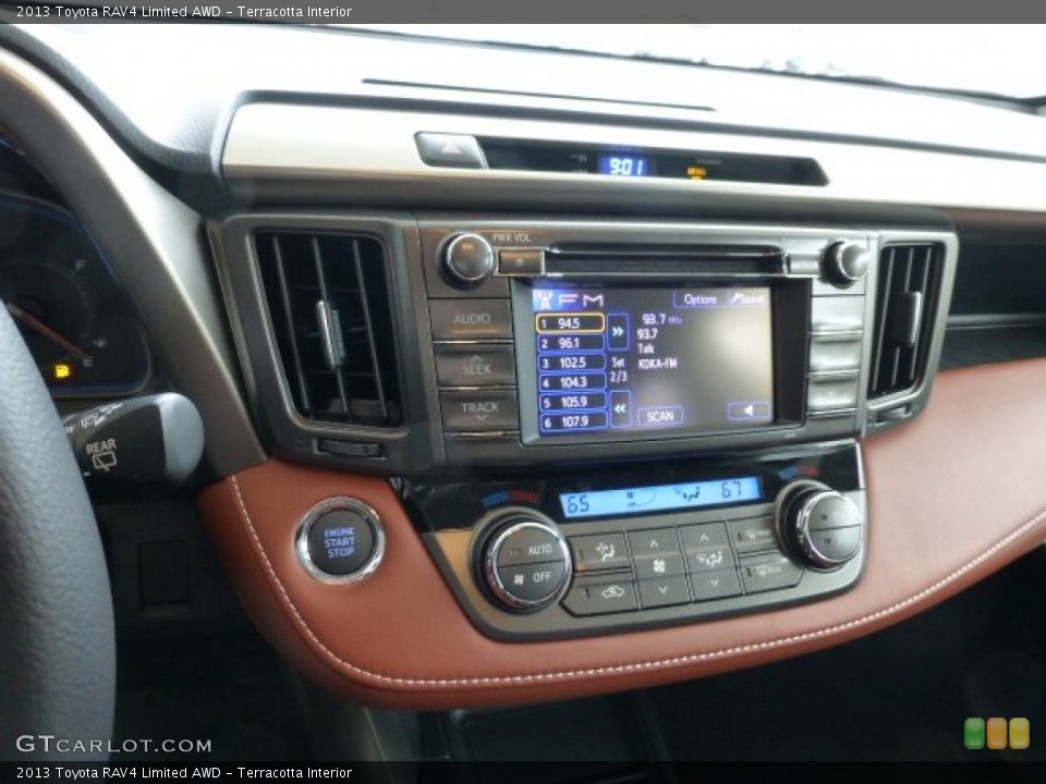 Terracotta Interior Controls for the 2013 Toyota RAV4 Limited AWD #77702553