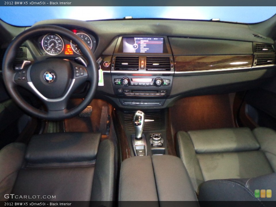Black Interior Dashboard for the 2012 BMW X5 xDrive50i #77702694