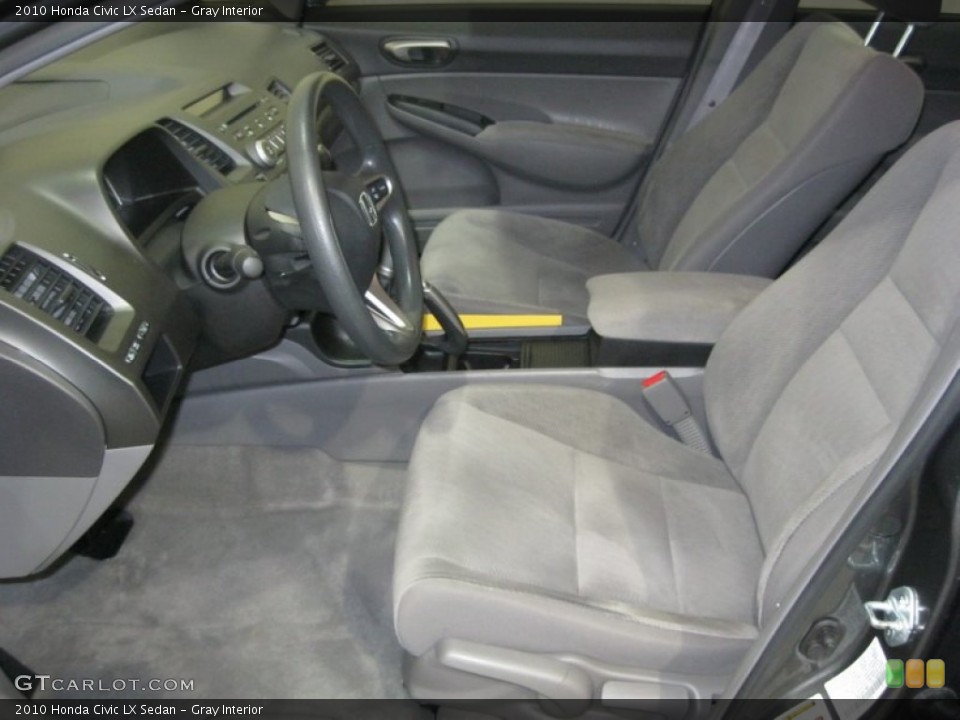 Gray Interior Front Seat for the 2010 Honda Civic LX Sedan #77702715