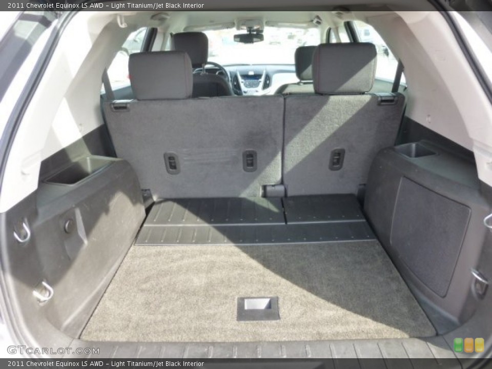 Light Titanium/Jet Black Interior Trunk for the 2011 Chevrolet Equinox LS AWD #77702776