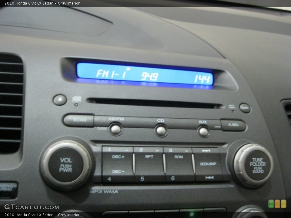 Gray Interior Audio System for the 2010 Honda Civic LX Sedan #77702815