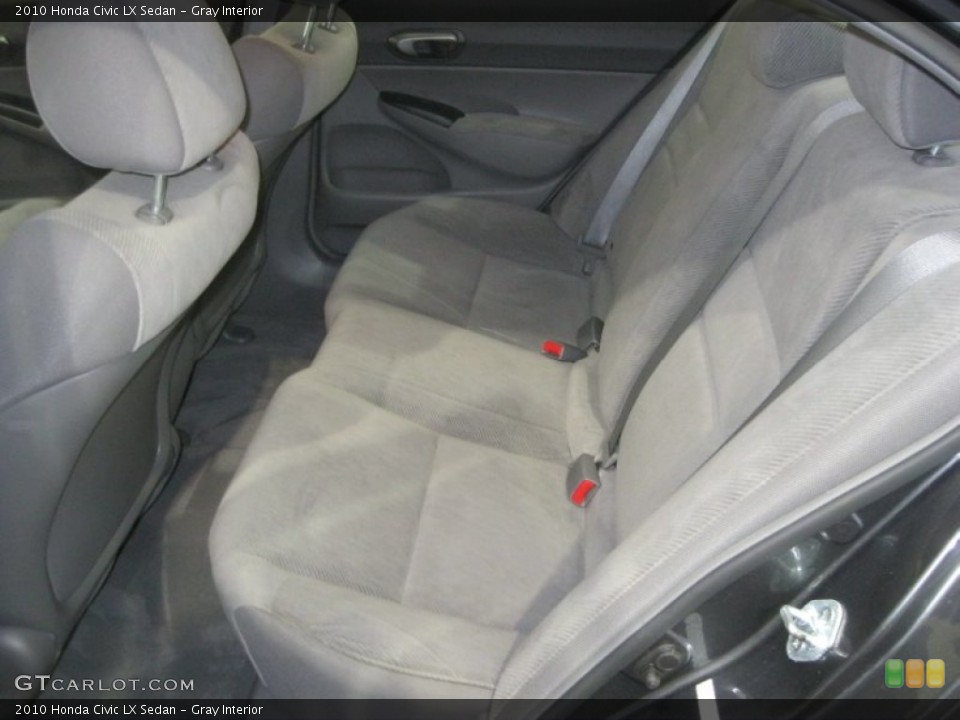 Gray Interior Rear Seat for the 2010 Honda Civic LX Sedan #77702907