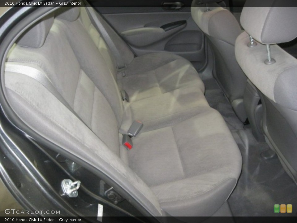 Gray Interior Rear Seat for the 2010 Honda Civic LX Sedan #77702962