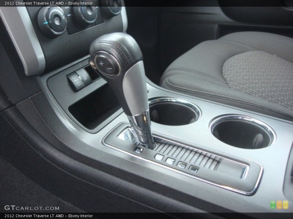 Ebony Interior Transmission for the 2012 Chevrolet Traverse LT AWD #77703108