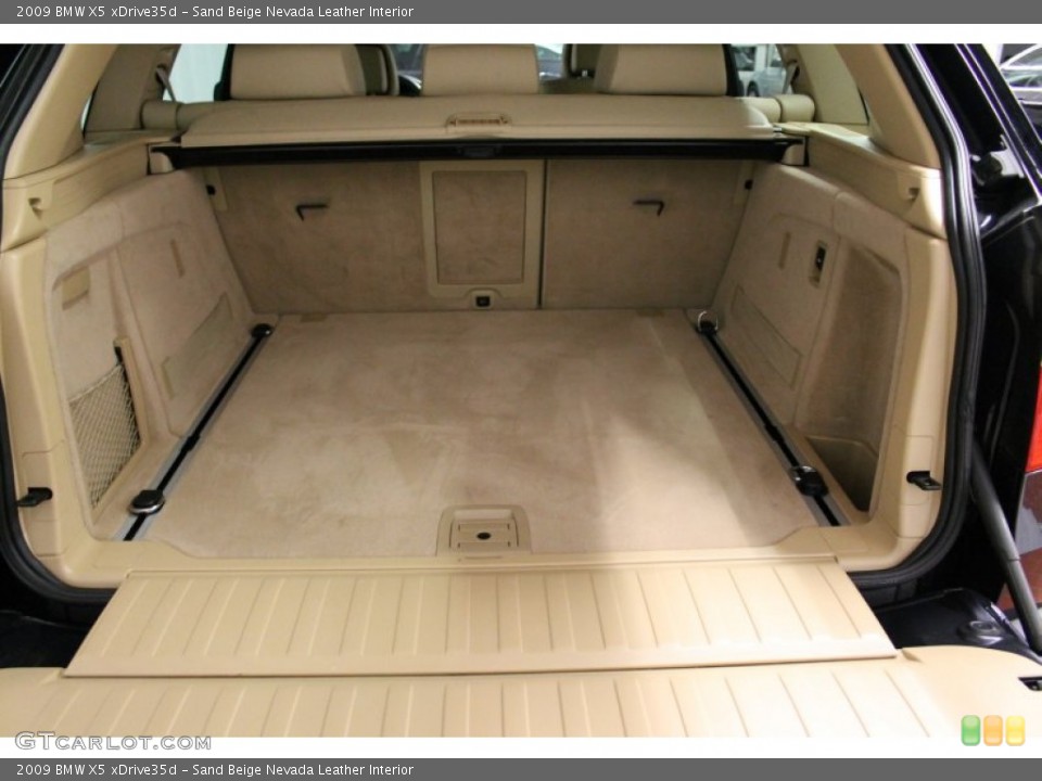 Sand Beige Nevada Leather Interior Trunk for the 2009 BMW X5 xDrive35d #77703171