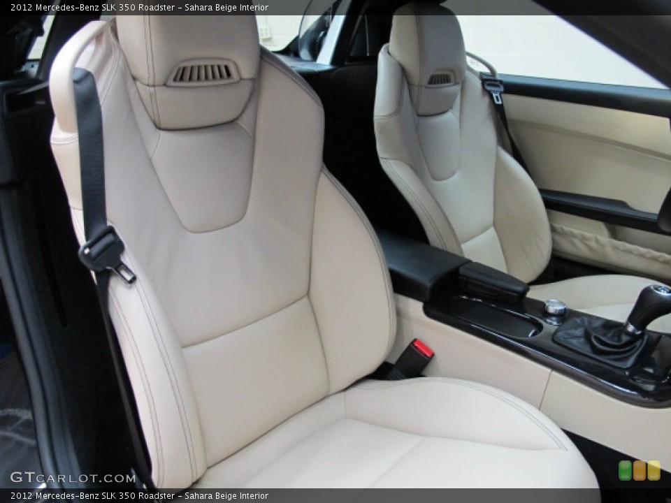 Sahara Beige Interior Front Seat for the 2012 Mercedes-Benz SLK 350 Roadster #77703403