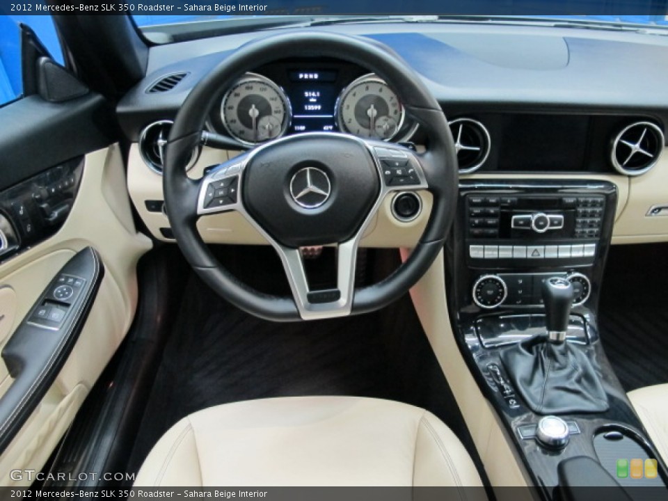Sahara Beige Interior Dashboard for the 2012 Mercedes-Benz SLK 350 Roadster #77703426