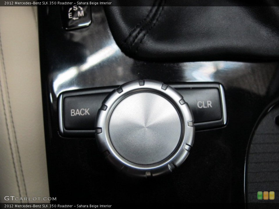 Sahara Beige Interior Controls for the 2012 Mercedes-Benz SLK 350 Roadster #77703555