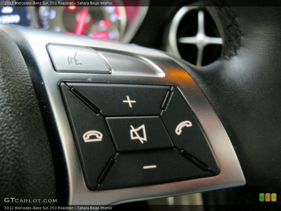 Sahara Beige Interior Controls for the 2012 Mercedes-Benz SLK 350 Roadster #77703661