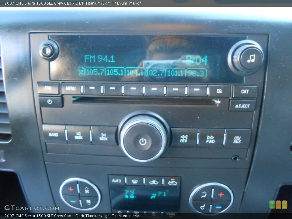 Dark Titanium/Light Titanium Interior Audio System for the 2007 GMC Sierra 1500 SLE Crew Cab #77703669