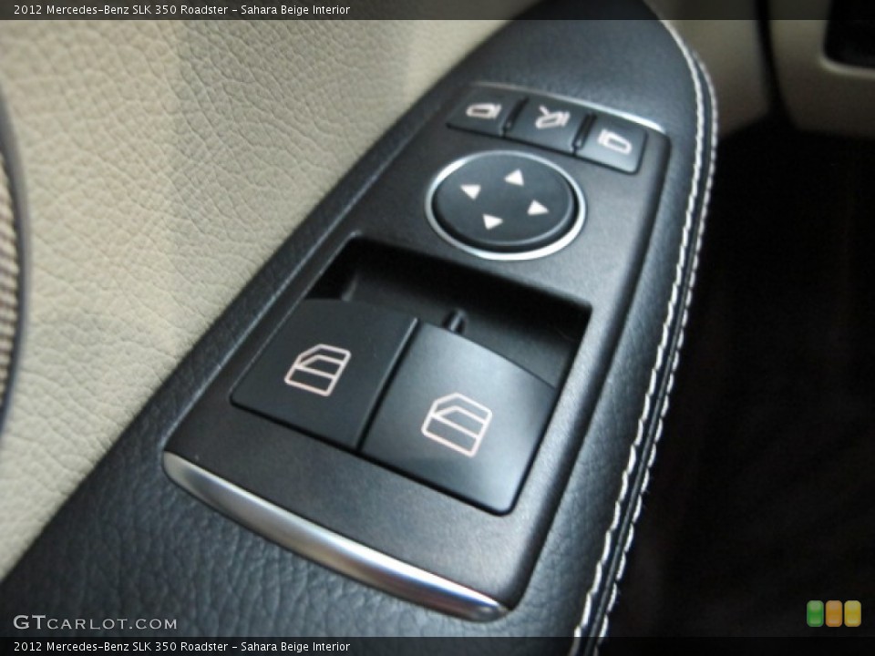 Sahara Beige Interior Controls for the 2012 Mercedes-Benz SLK 350 Roadster #77703752