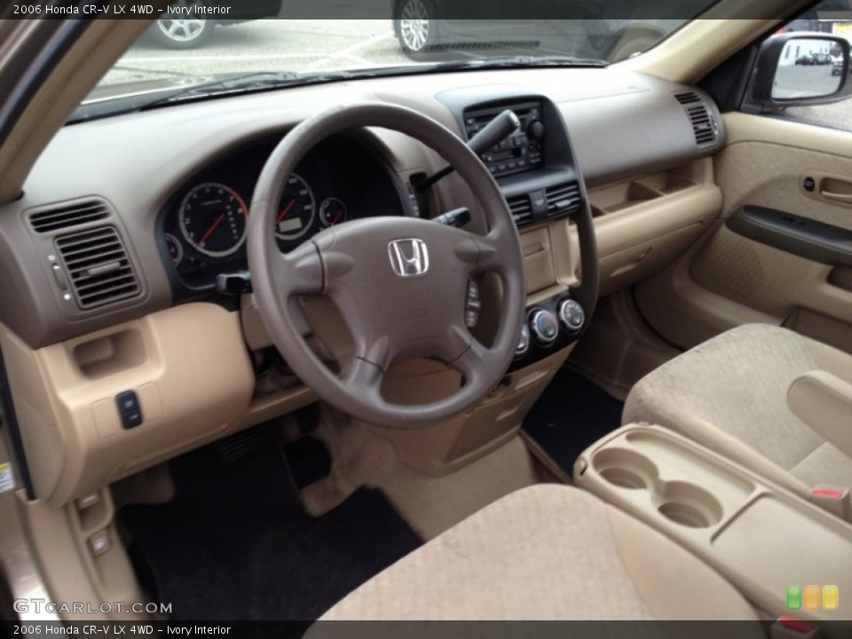 Ivory Interior Prime Interior for the 2006 Honda CR-V LX 4WD #77703822