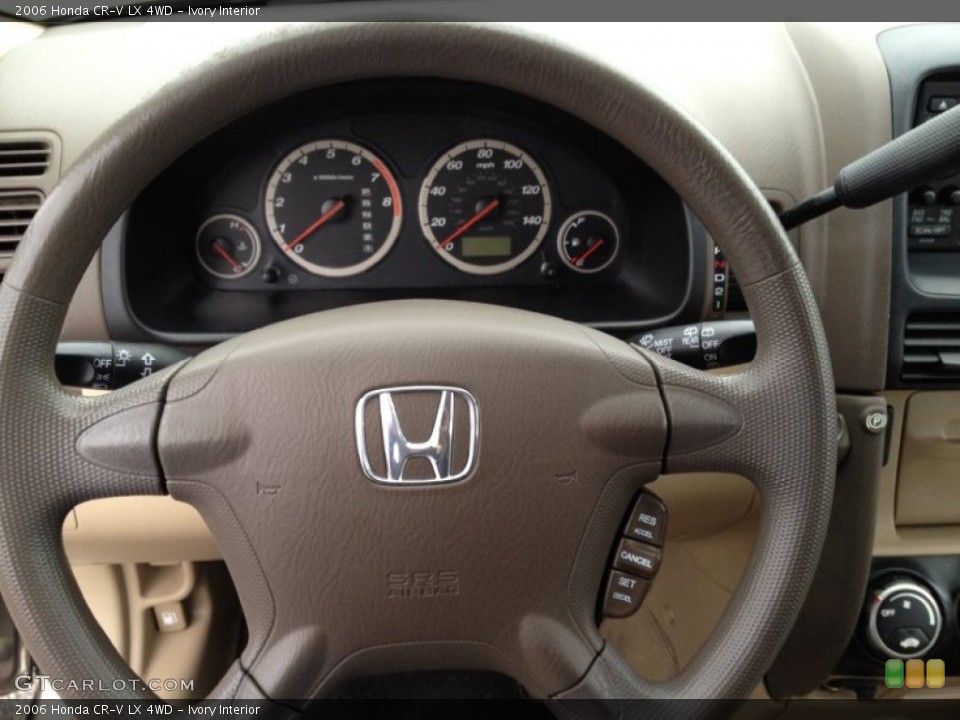 Ivory Interior Steering Wheel for the 2006 Honda CR-V LX 4WD #77703912