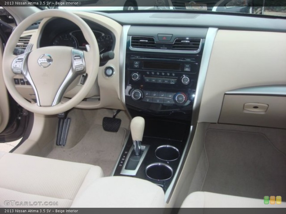 Beige Interior Dashboard for the 2013 Nissan Altima 3.5 SV #77704230
