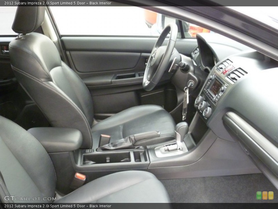 Black Interior Photo for the 2012 Subaru Impreza 2.0i Sport Limited 5 Door #77704903