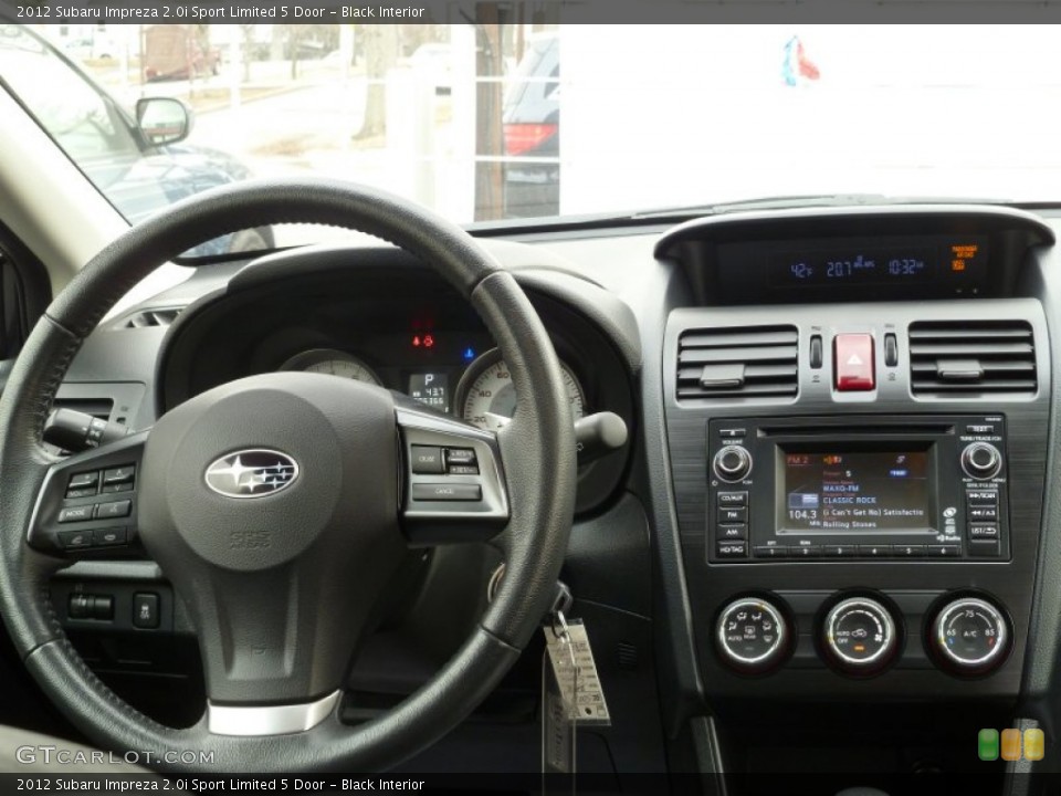 Black Interior Dashboard for the 2012 Subaru Impreza 2.0i Sport Limited 5 Door #77704977