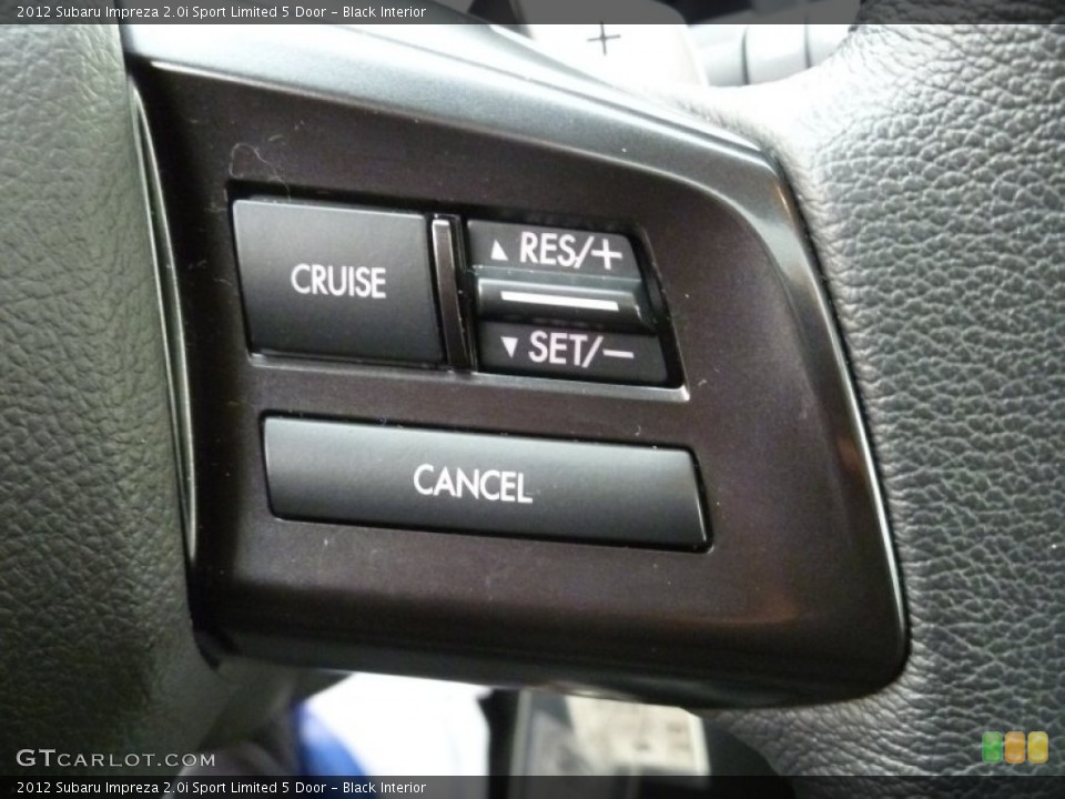 Black Interior Controls for the 2012 Subaru Impreza 2.0i Sport Limited 5 Door #77705045