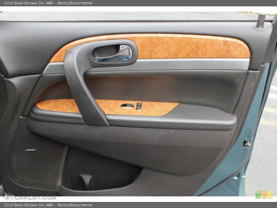 Ebony/Ebony Interior Door Panel for the 2010 Buick Enclave CXL AWD #77705195