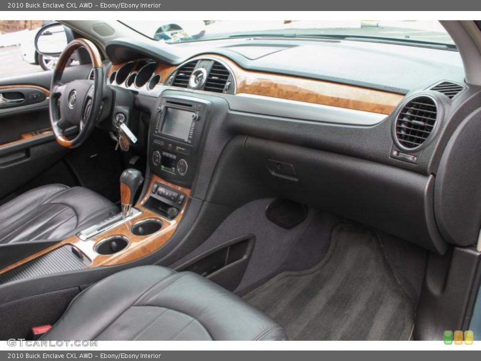 Ebony/Ebony Interior Dashboard for the 2010 Buick Enclave CXL AWD #77705238