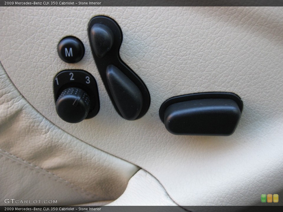 Stone Interior Controls for the 2009 Mercedes-Benz CLK 350 Cabriolet #77705352