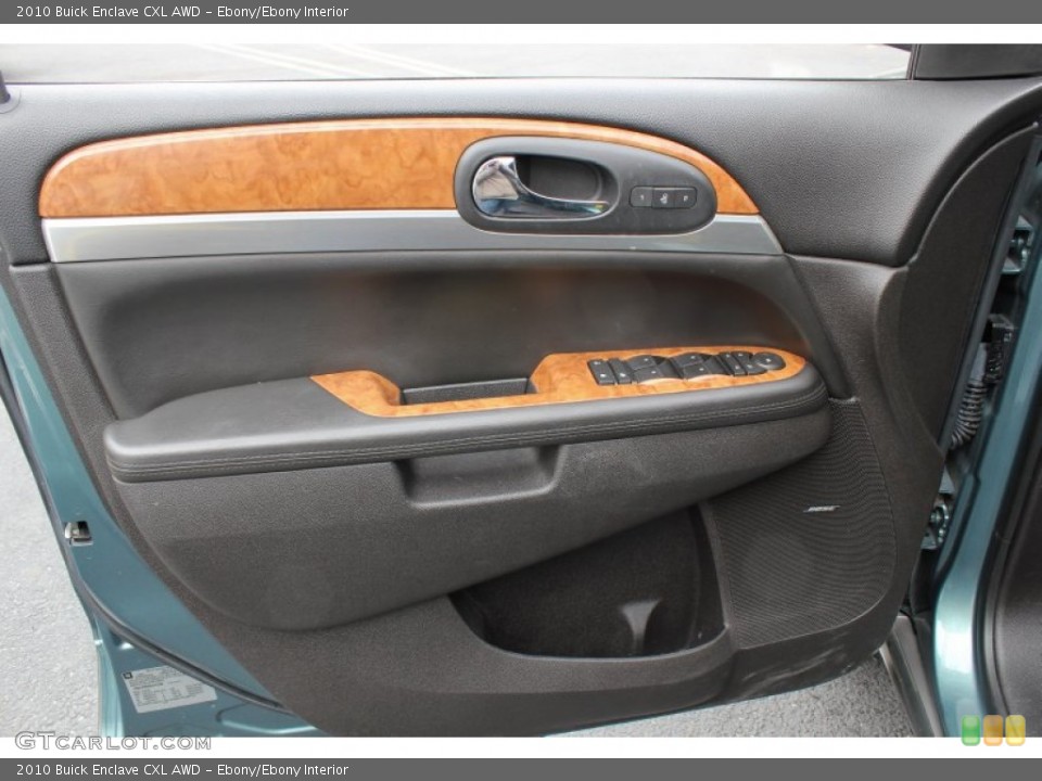 Ebony/Ebony Interior Door Panel for the 2010 Buick Enclave CXL AWD #77705447