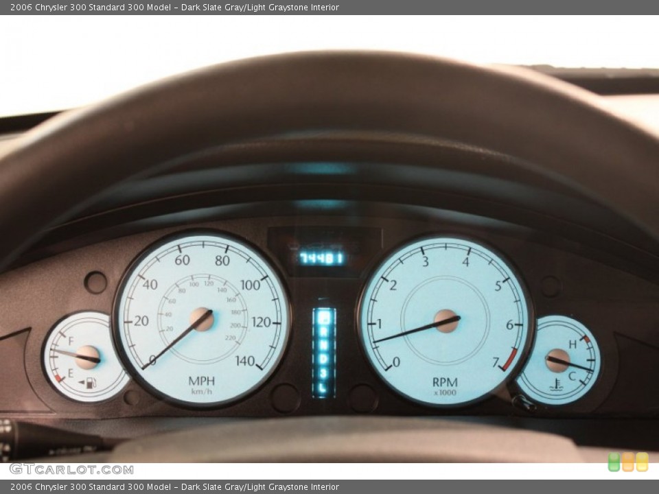 Dark Slate Gray/Light Graystone Interior Gauges for the 2006 Chrysler 300  #77705778