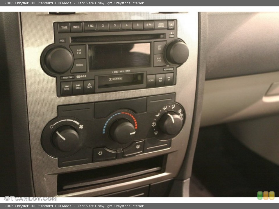 Dark Slate Gray/Light Graystone Interior Controls for the 2006 Chrysler 300  #77705800
