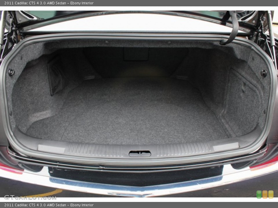 Ebony Interior Trunk for the 2011 Cadillac CTS 4 3.0 AWD Sedan #77705997