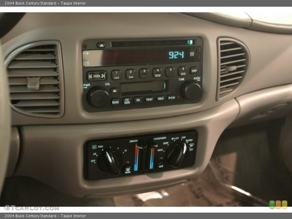 Taupe Interior Controls for the 2004 Buick Century Standard #77706525