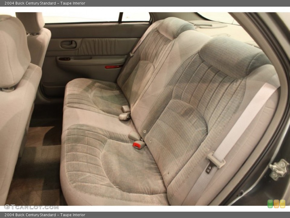 Taupe Interior Rear Seat for the 2004 Buick Century Standard #77706621