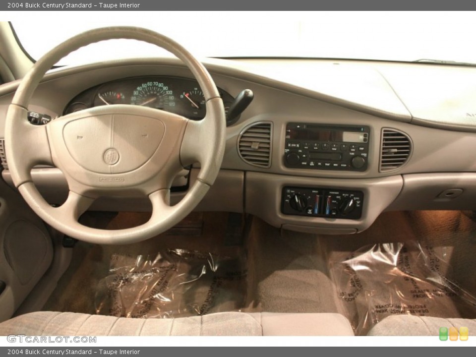 Taupe Interior Dashboard for the 2004 Buick Century Standard #77706639