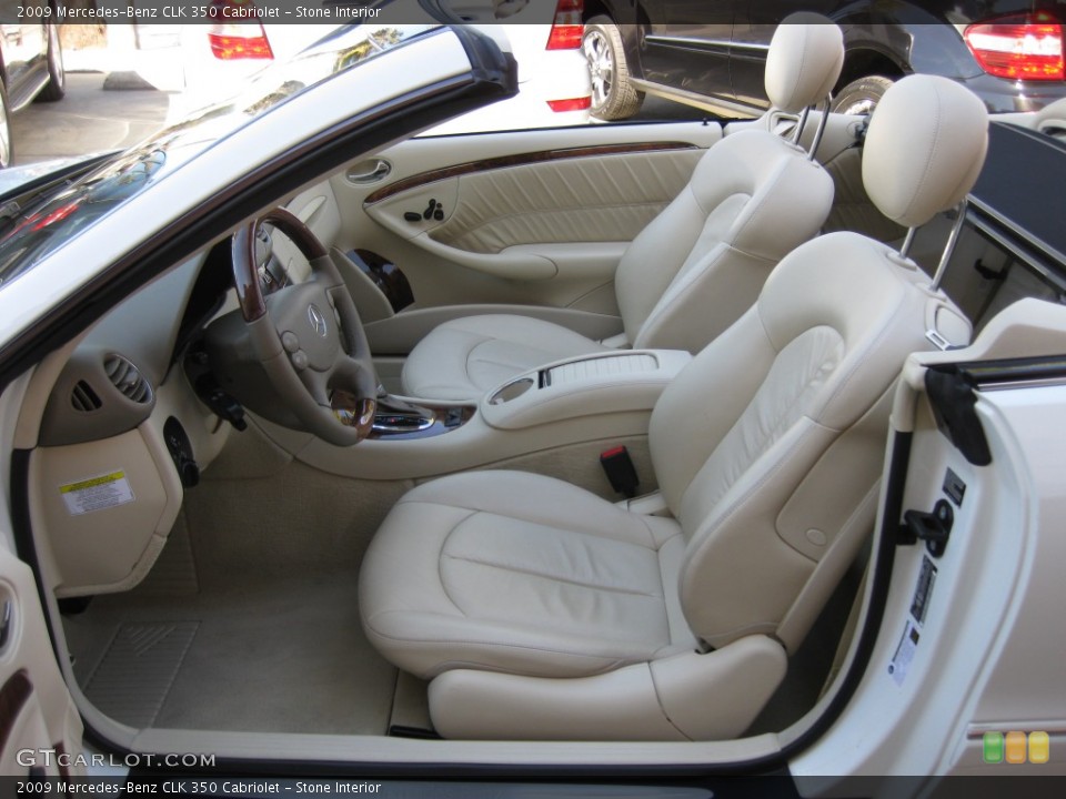 Stone Interior Photo for the 2009 Mercedes-Benz CLK 350 Cabriolet #77706641
