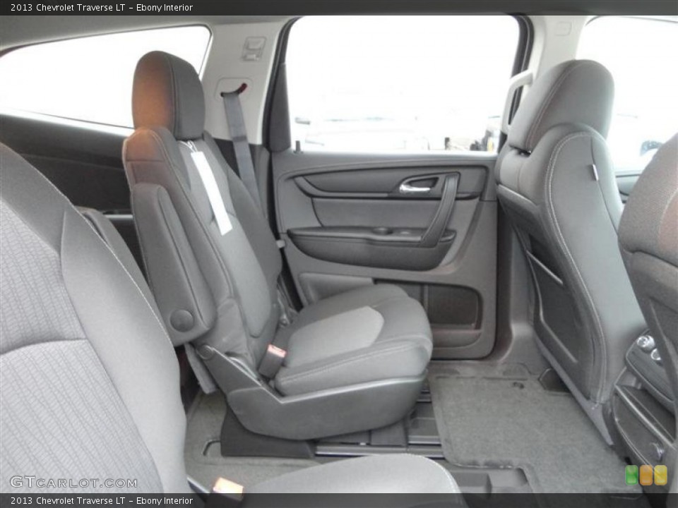 Ebony Interior Rear Seat for the 2013 Chevrolet Traverse LT #77707047