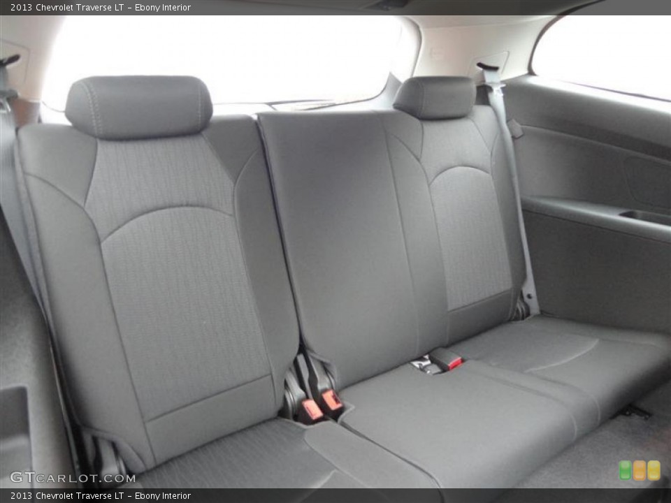 Ebony Interior Rear Seat for the 2013 Chevrolet Traverse LT #77707067
