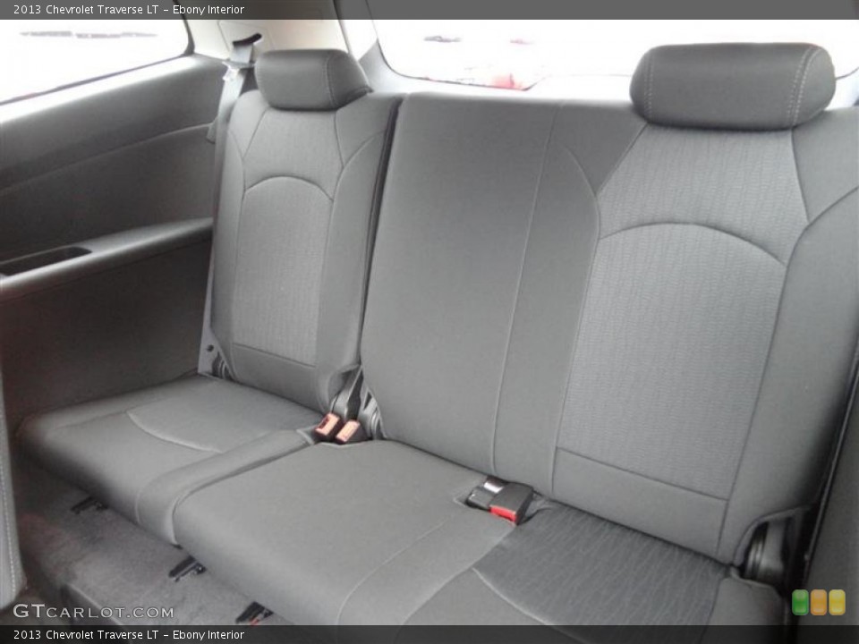 Ebony Interior Rear Seat for the 2013 Chevrolet Traverse LT #77707085