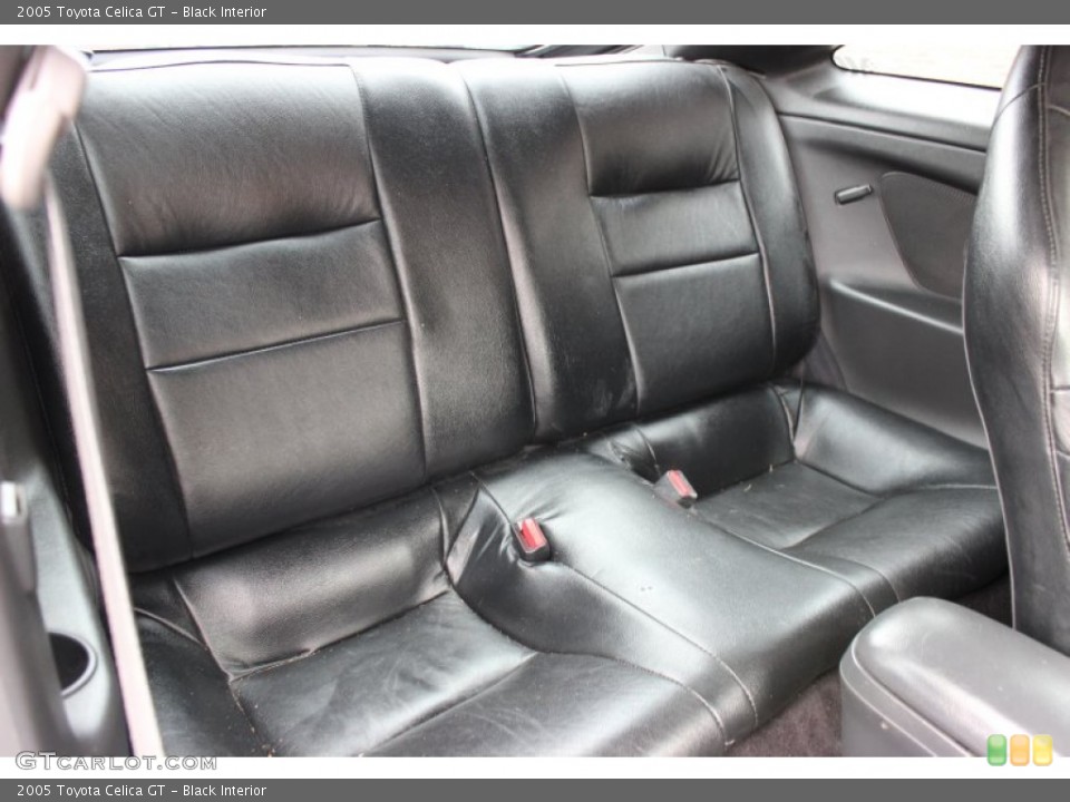 Black Interior Rear Seat for the 2005 Toyota Celica GT #77707620