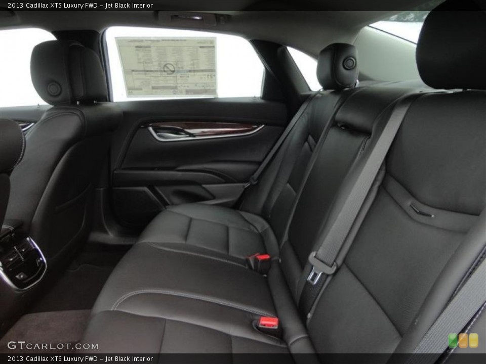 Jet Black Interior Rear Seat for the 2013 Cadillac XTS Luxury FWD #77707630