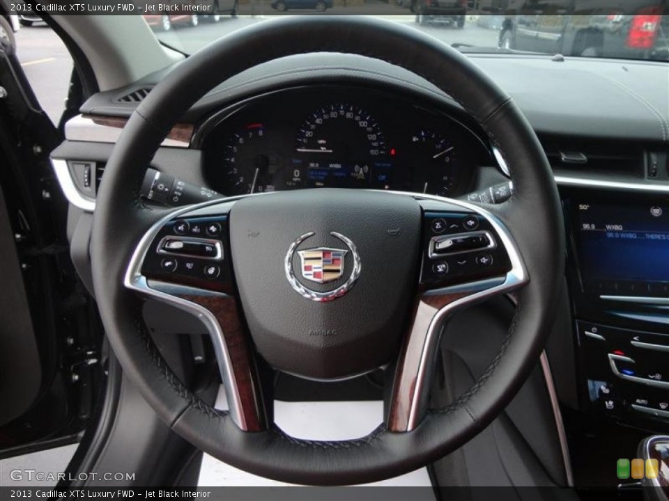Jet Black Interior Steering Wheel for the 2013 Cadillac XTS Luxury FWD #77707679