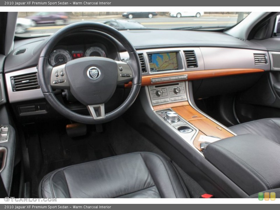 Warm Charcoal Interior Prime Interior for the 2010 Jaguar XF Premium Sport Sedan #77708019