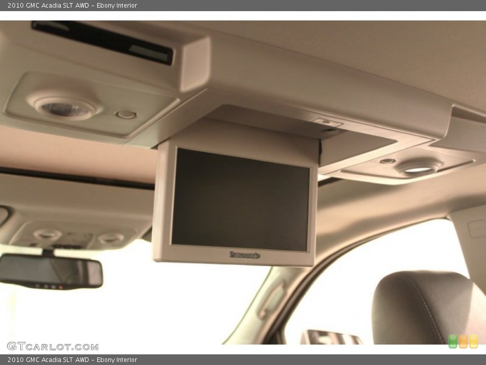 Ebony Interior Entertainment System for the 2010 GMC Acadia SLT AWD #77708298