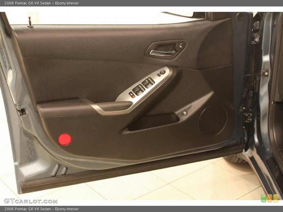 Ebony Interior Door Panel for the 2006 Pontiac G6 V6 Sedan #77708539