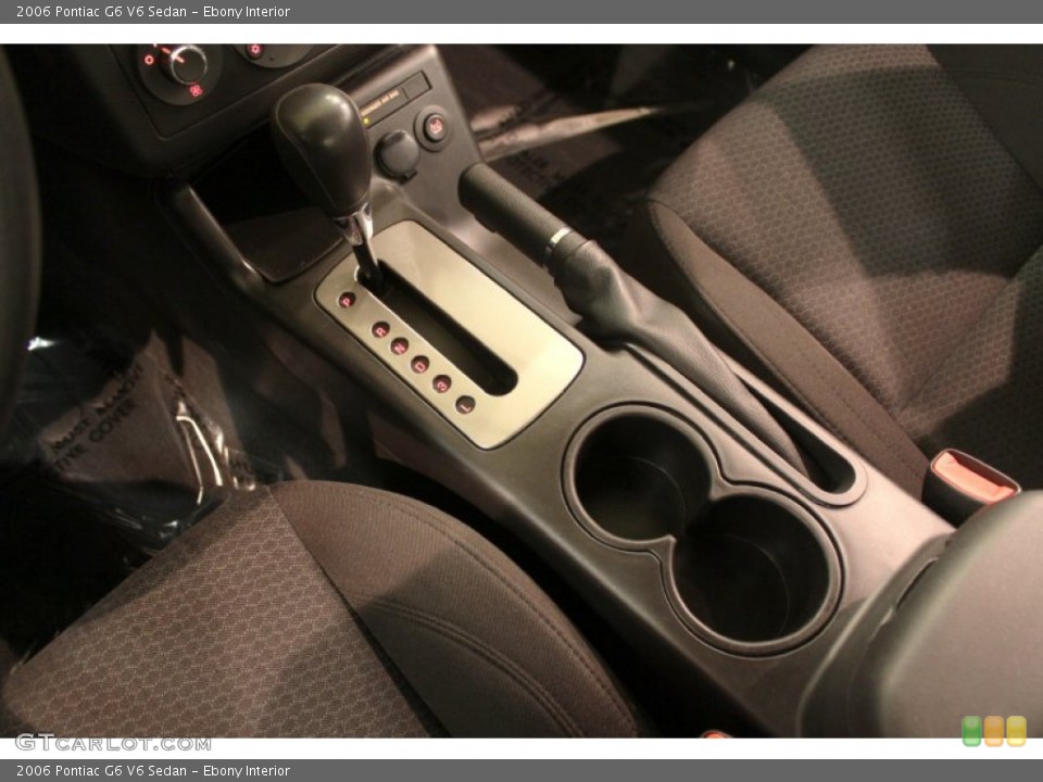 Ebony Interior Transmission for the 2006 Pontiac G6 V6 Sedan #77708628