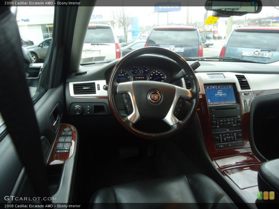 Ebony Interior Dashboard for the 2008 Cadillac Escalade AWD #77708856