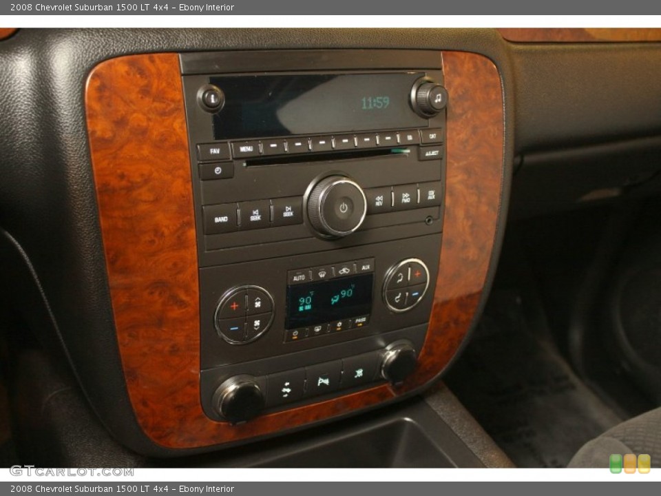 Ebony Interior Controls for the 2008 Chevrolet Suburban 1500 LT 4x4 #77709052