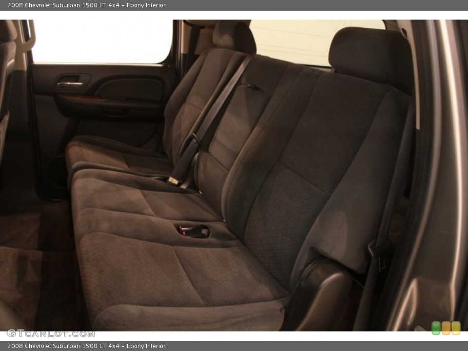 Ebony Interior Rear Seat for the 2008 Chevrolet Suburban 1500 LT 4x4 #77709132