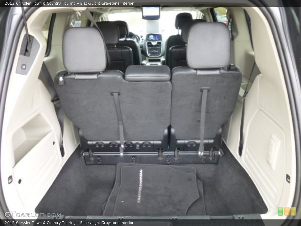 Black/Light Graystone Interior Trunk for the 2012 Chrysler Town & Country Touring #77709176